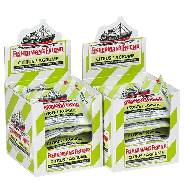 FISHERMAN'S FRIEND - Citrus Sucrose Free (16 x 25 g)
