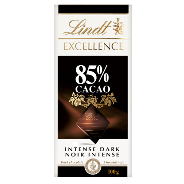 LINDT - Excellence 85% Cocoa Bars (100 gr)