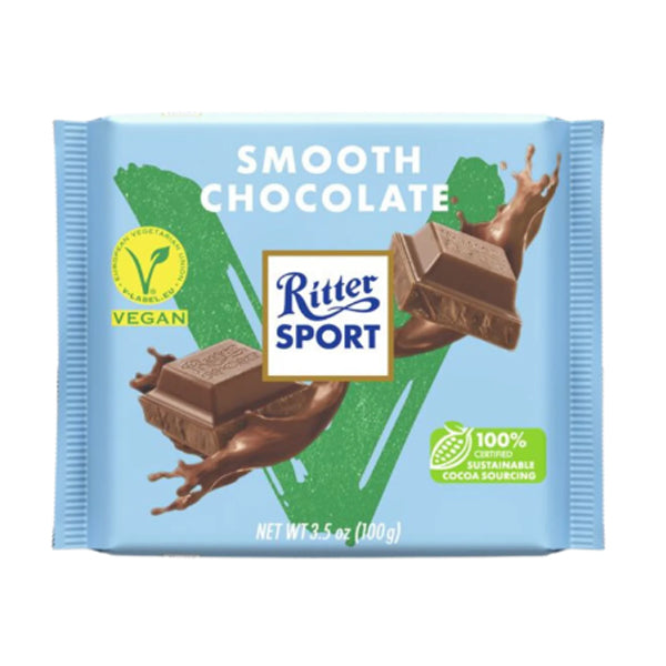 RITTER SPORT - Smooth Vegan Chocolate Bar (100 gr)