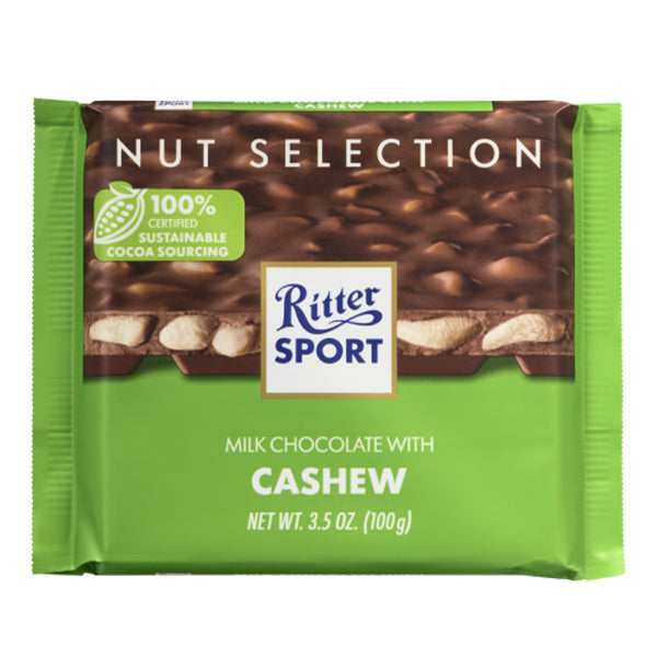 RITTER - Cashew With Milk Chocolate (100 gr)