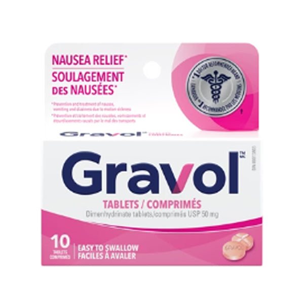 GRAVOL - Adults - 50MG 10EA