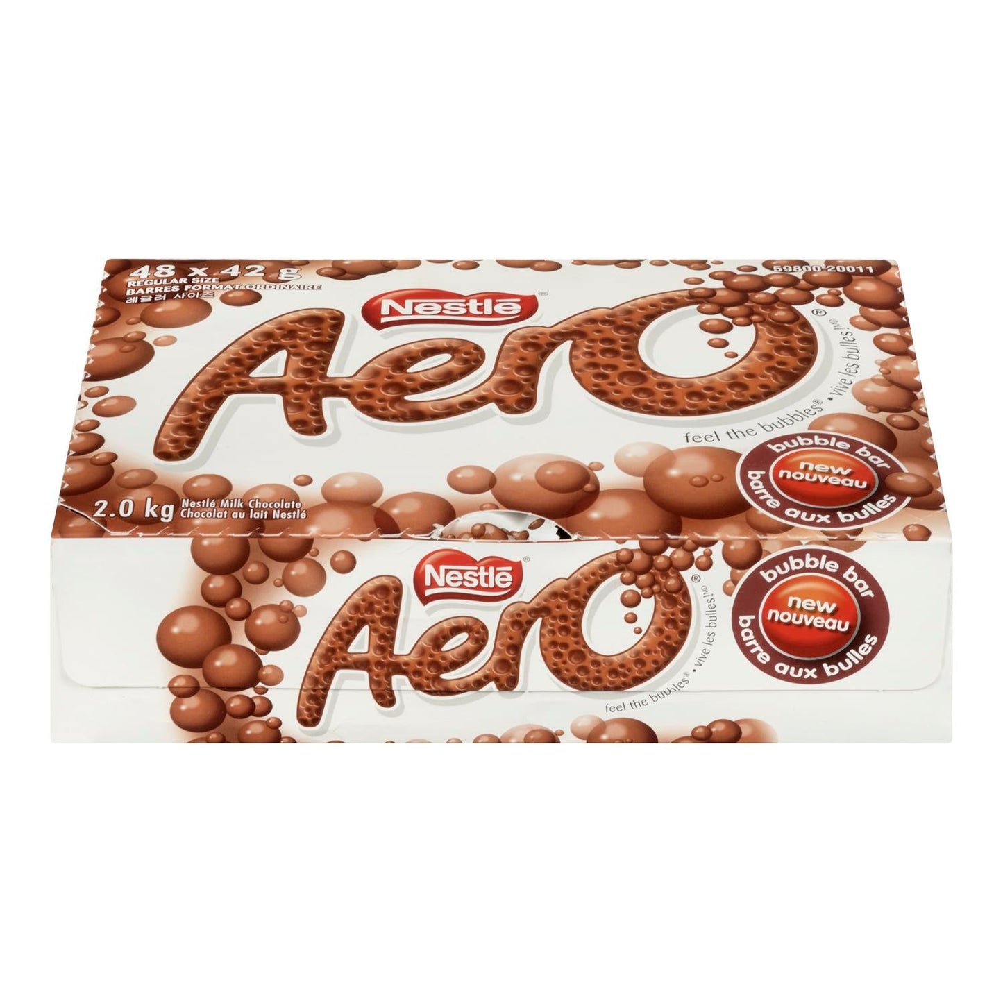 AERO - Milk Regular Bars (48 X 42 Gr)