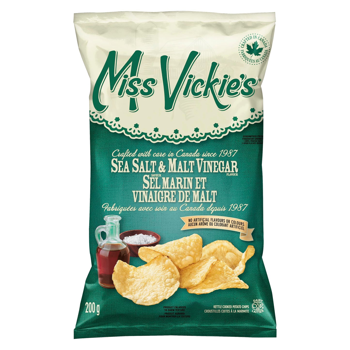 MISS VICKIES - Sea Salt Malt Vinegar (200 gr)