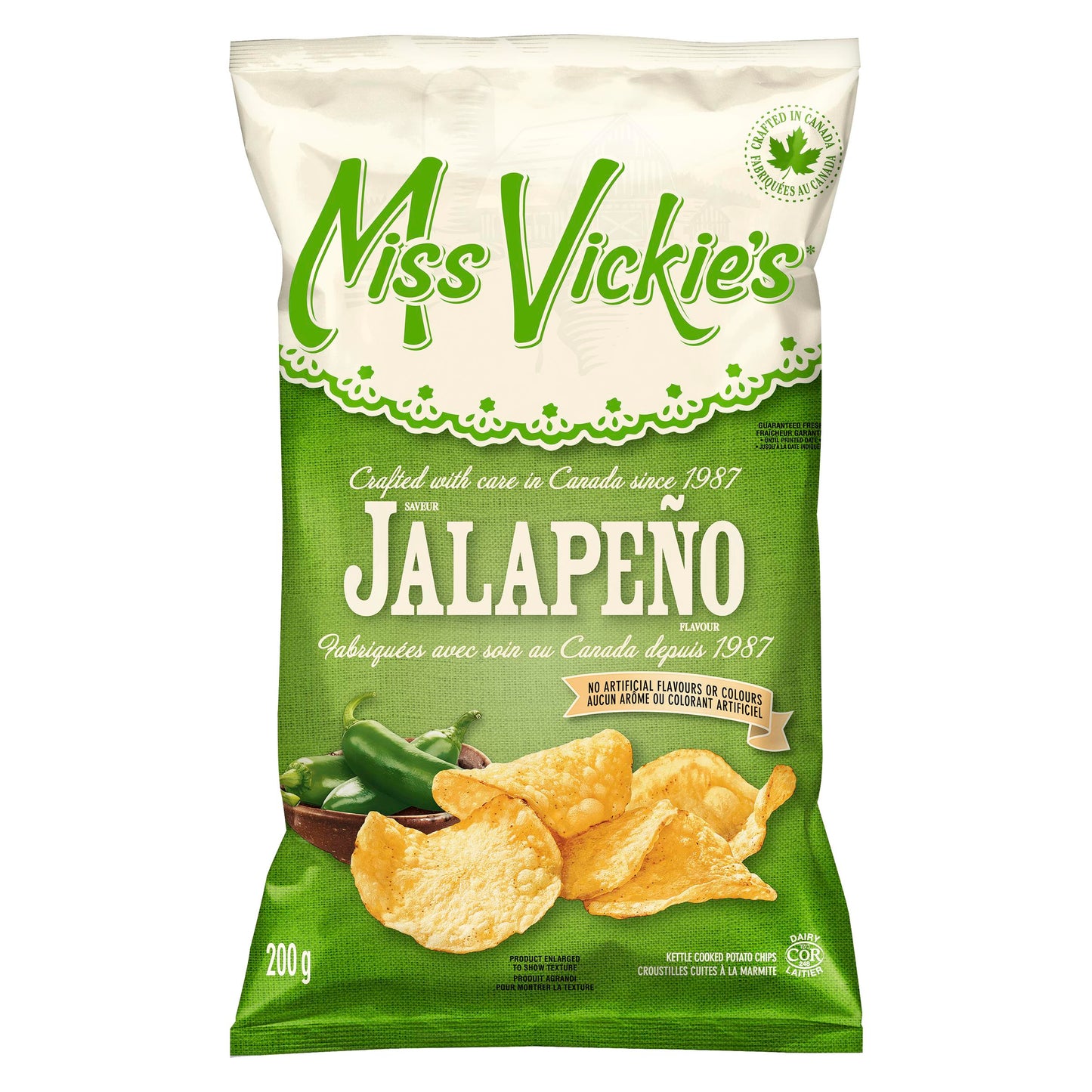MISS VICKIES - Jalapeno Chips (200 gr)