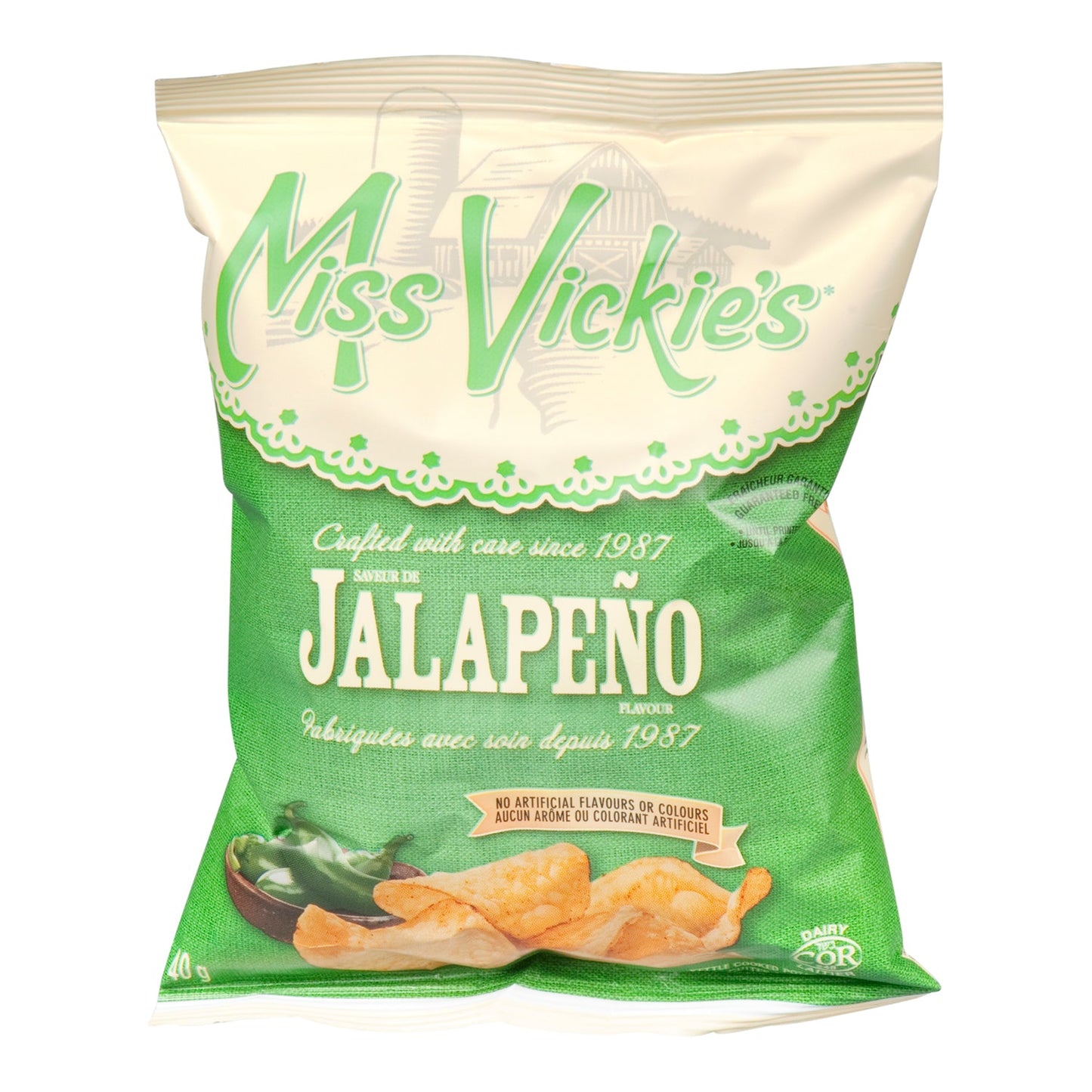 MISS VICKIES - Jalapeno Chips (40 x 40 gr)