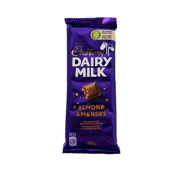 CADBURY - Dairy Milk Almond (24 X 100 gr)