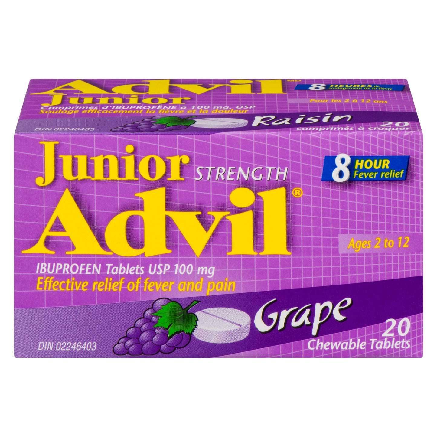 ADVIL - Junior Strength - Grape - 20 EA