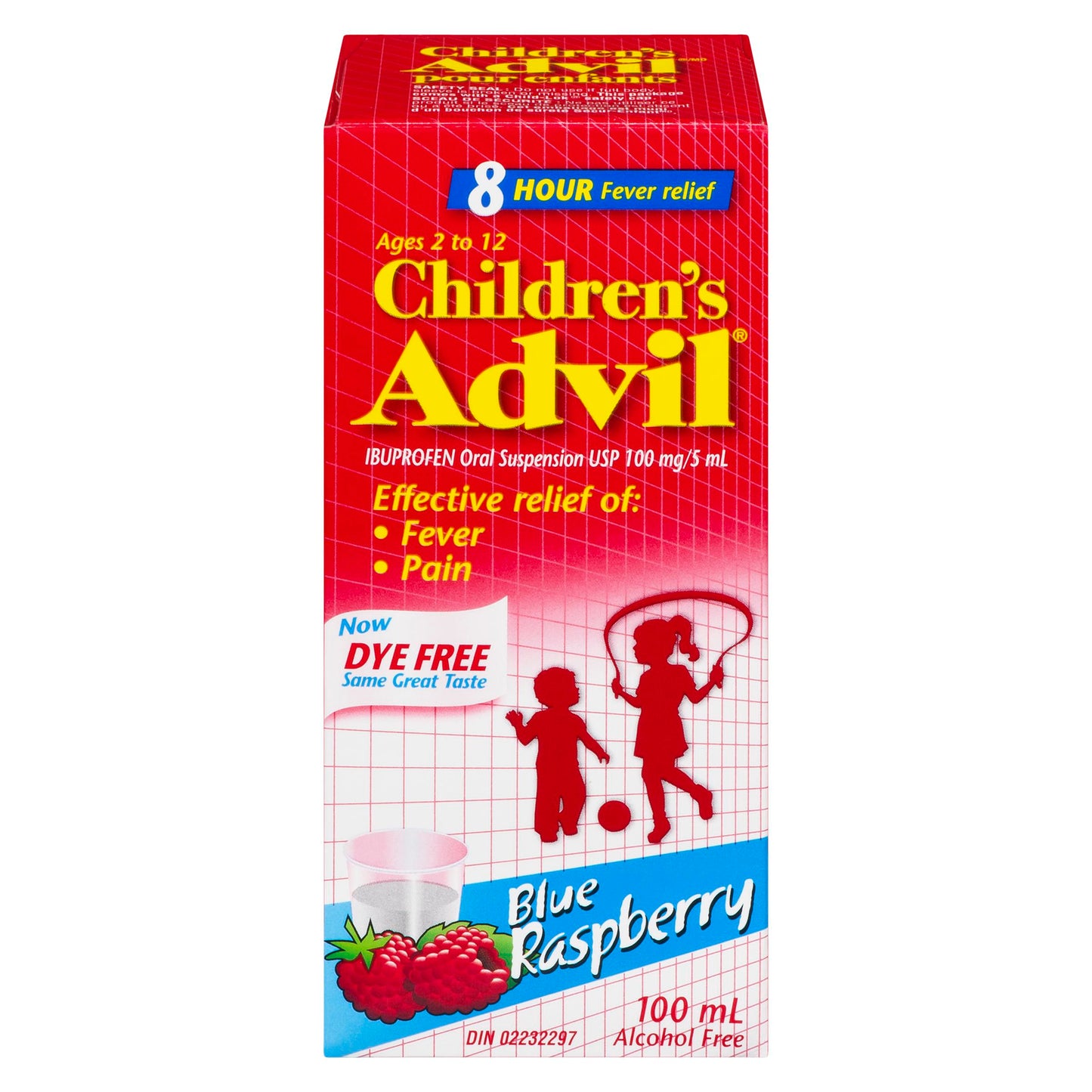 ADVIL - Children's Blue Raspberry (Dye Free - 100 ml)