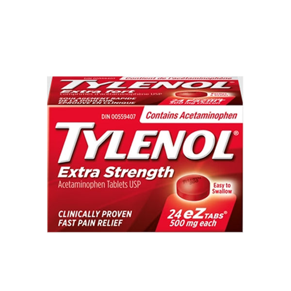 TYLENOL - Extra Strength Ez Tabs (24 X 500 Mg)