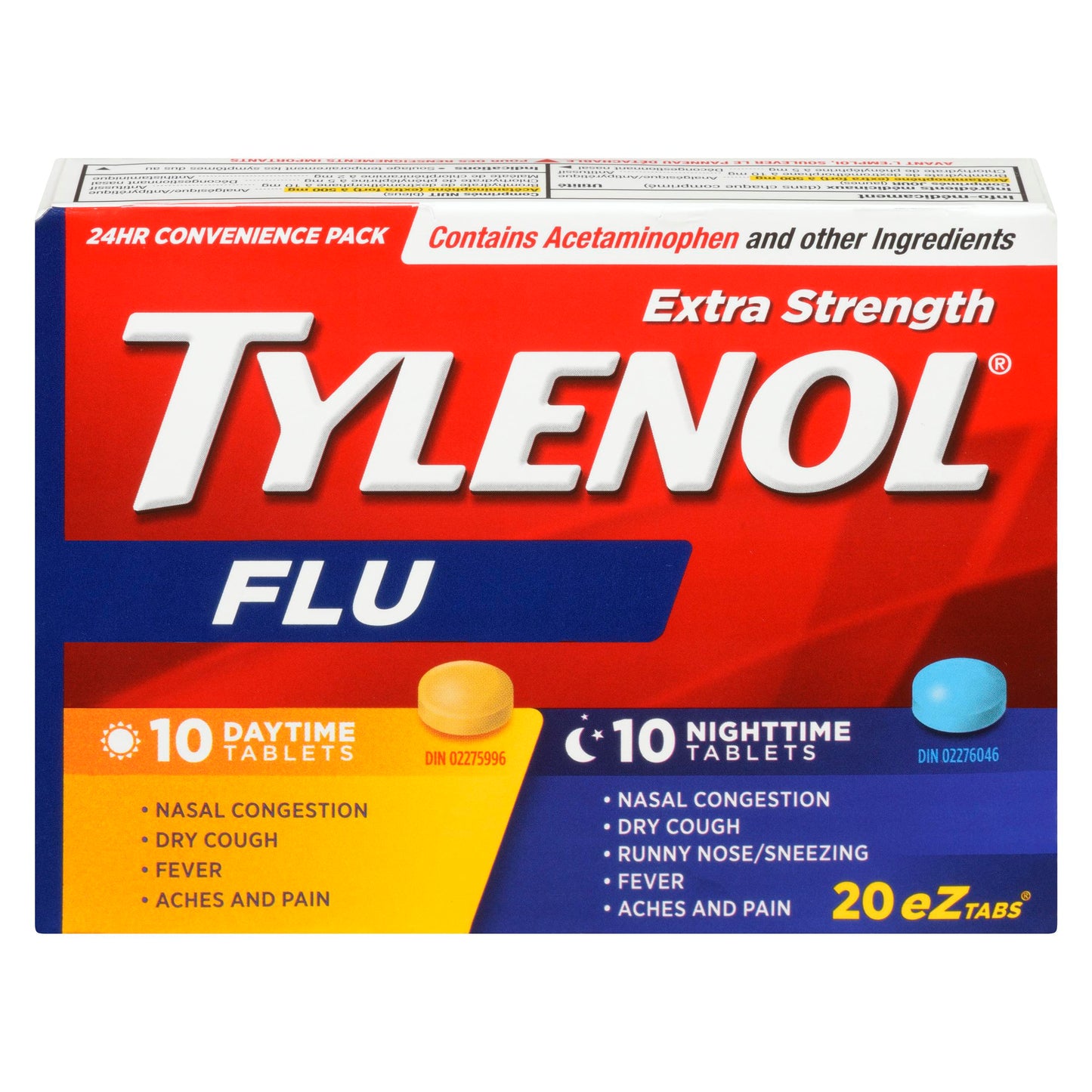 X TYLENOL - Flu X Extra Str Day/ Night Tabs 20Ea