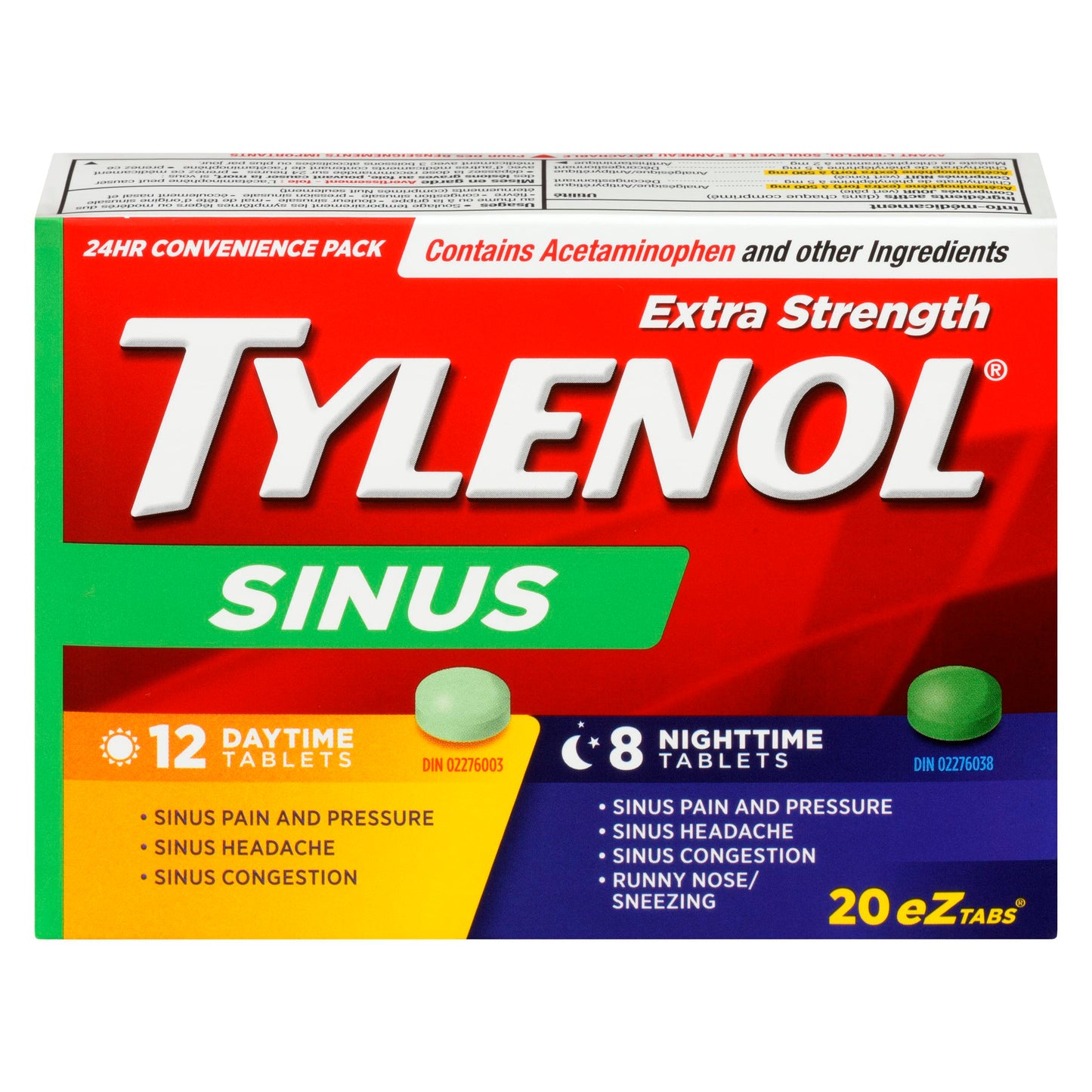 TYLENOL - Sinus Day/Night Caplets (20 ct)