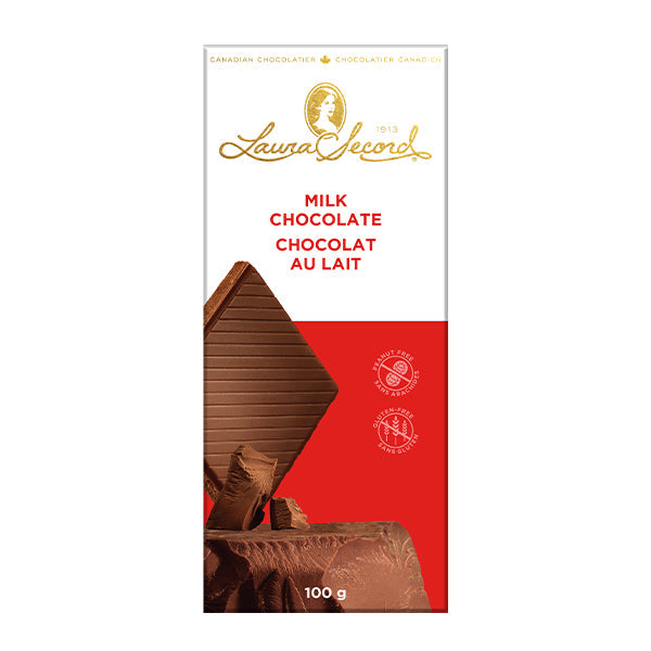 LAURA SECORD - Milk Chocolate Bar (100 gr)