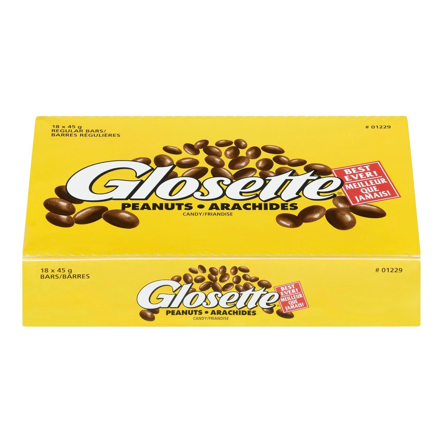 HERSHEY'S - GLOSETTE Peanuts Bar (18 x 45 gr)