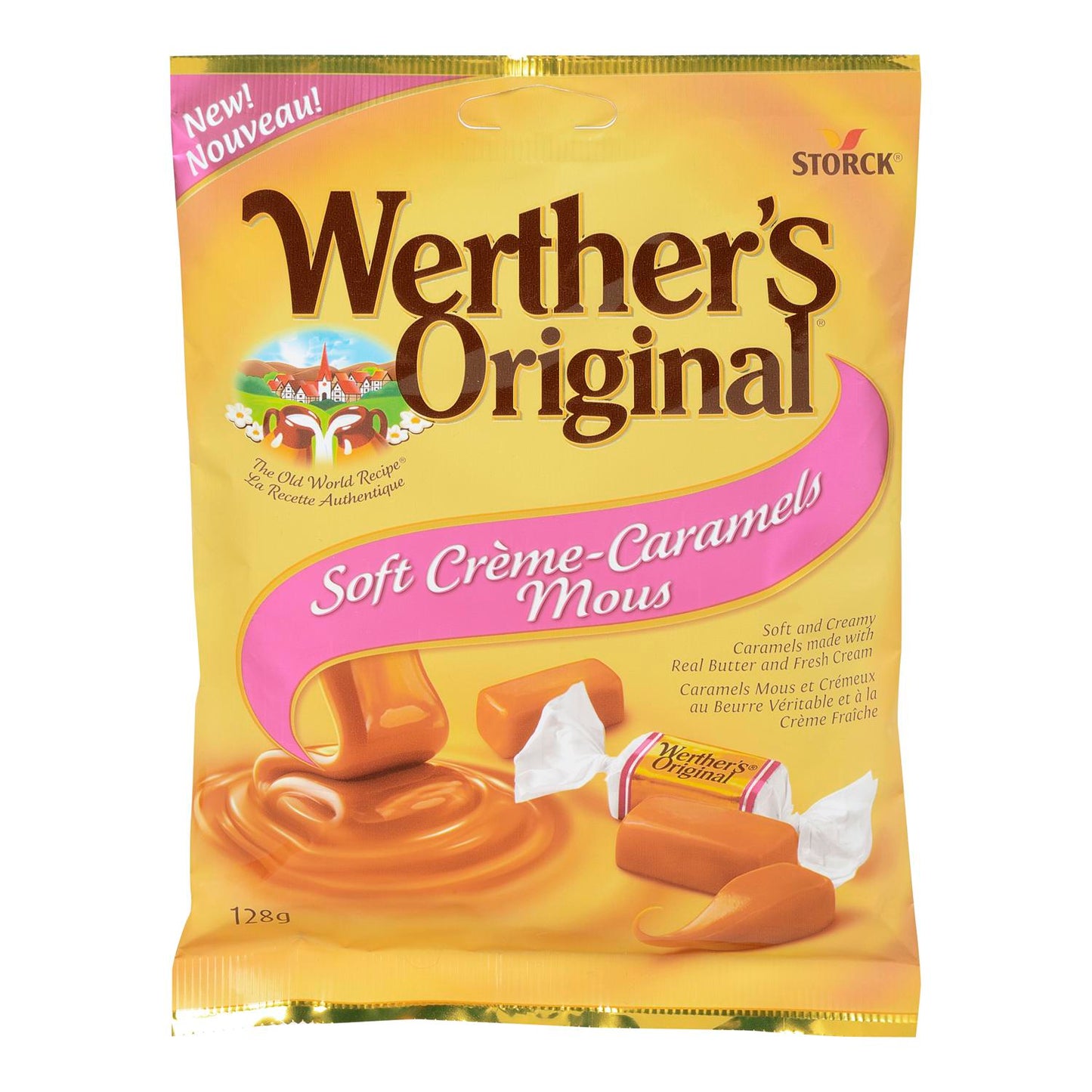 WERTHER'S ORIGINAL - Soft Creme Caramels (128 gr)