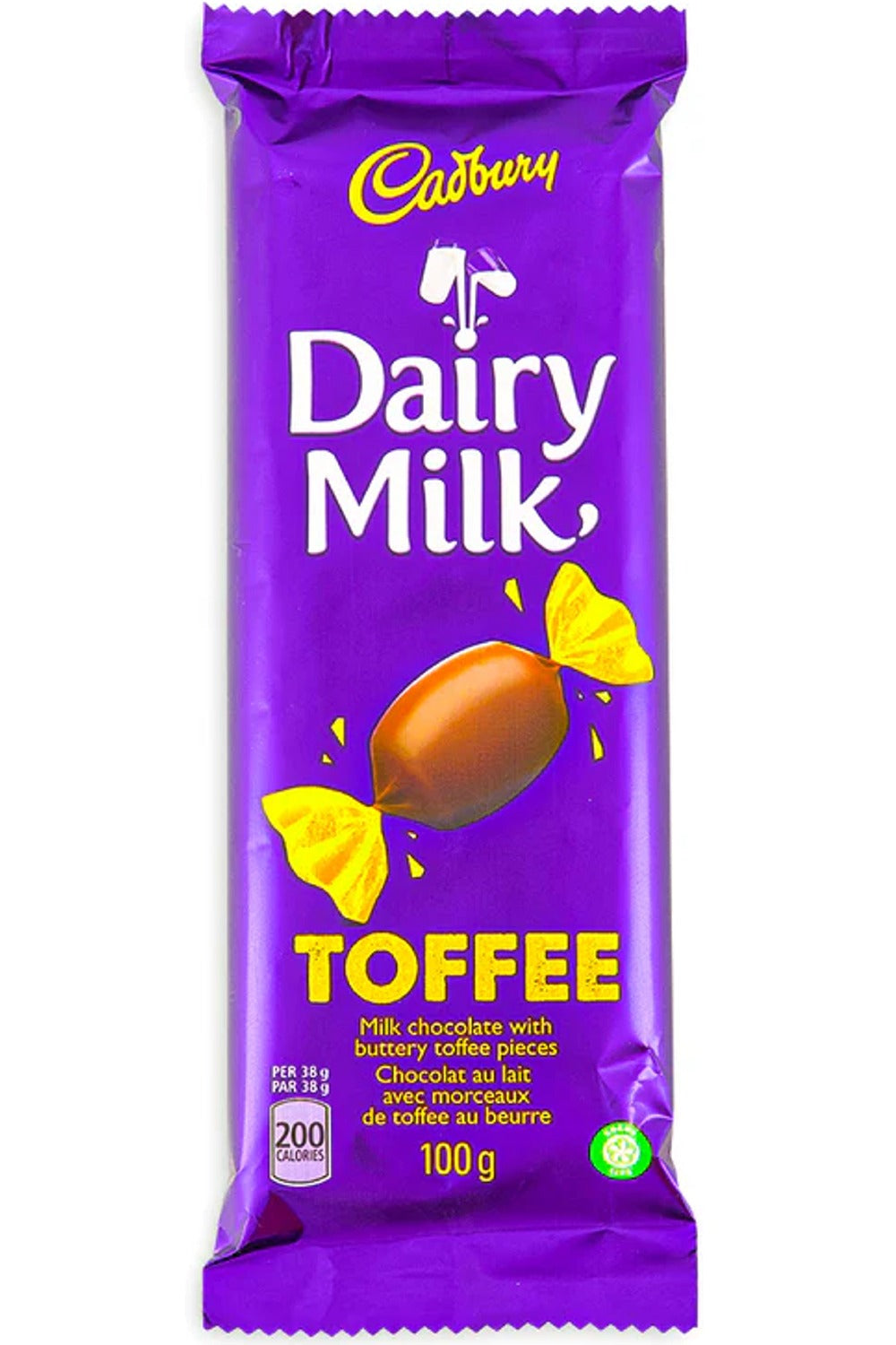 CADBURY - Dairy Milk W/Toffee Pieces (21 X 100 gr)