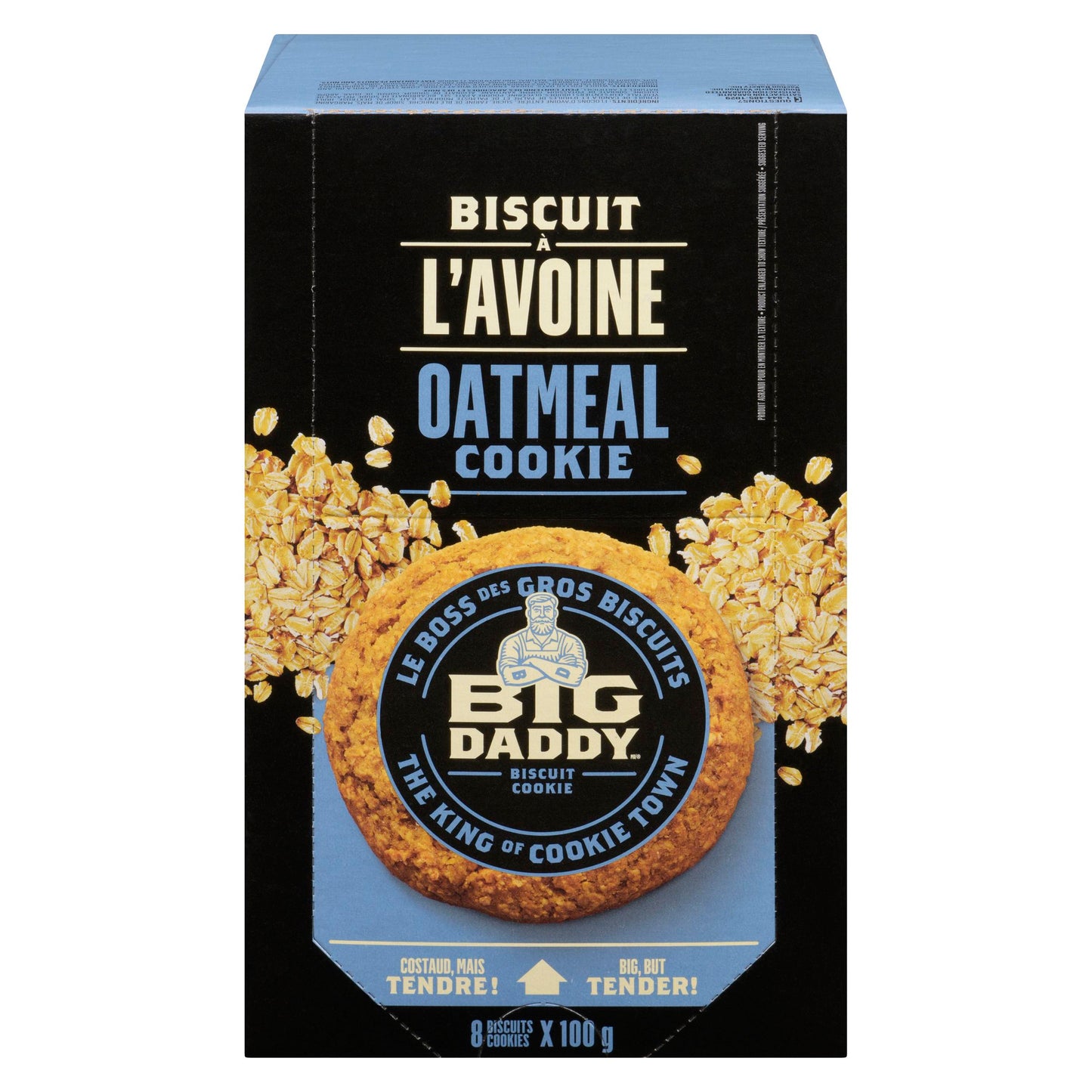 BIG DADDY - Oatmeal Cookies (8 x 100 gr)