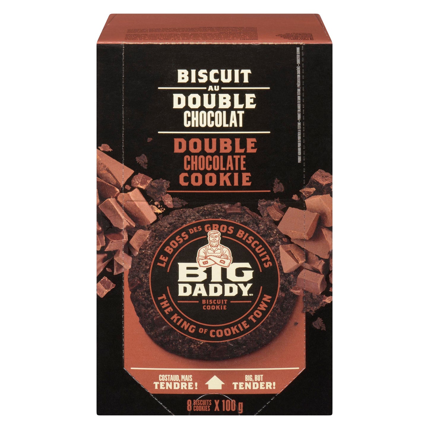 BIG DADDY - Double Chocolate (8 x 100 gr)