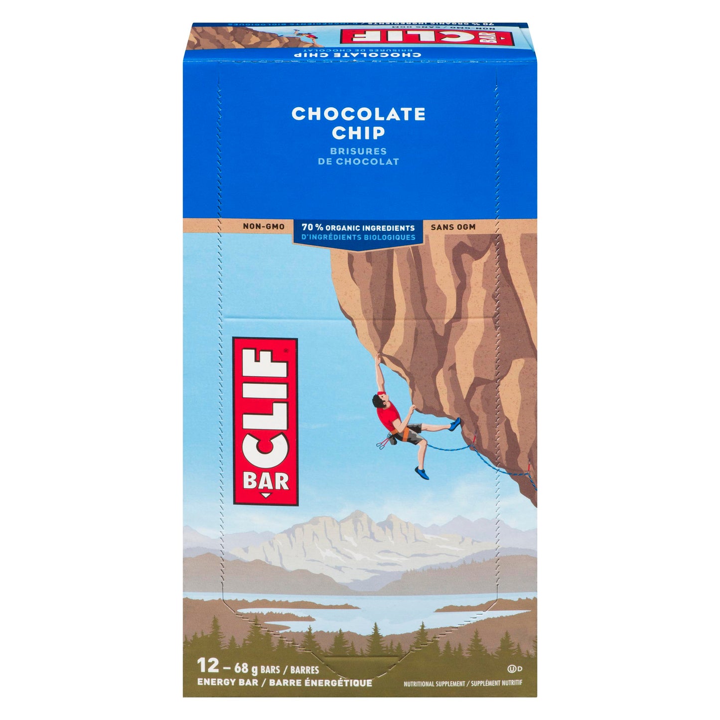CLIF BAR - Chocolate Chip (12 X 68 Gr)