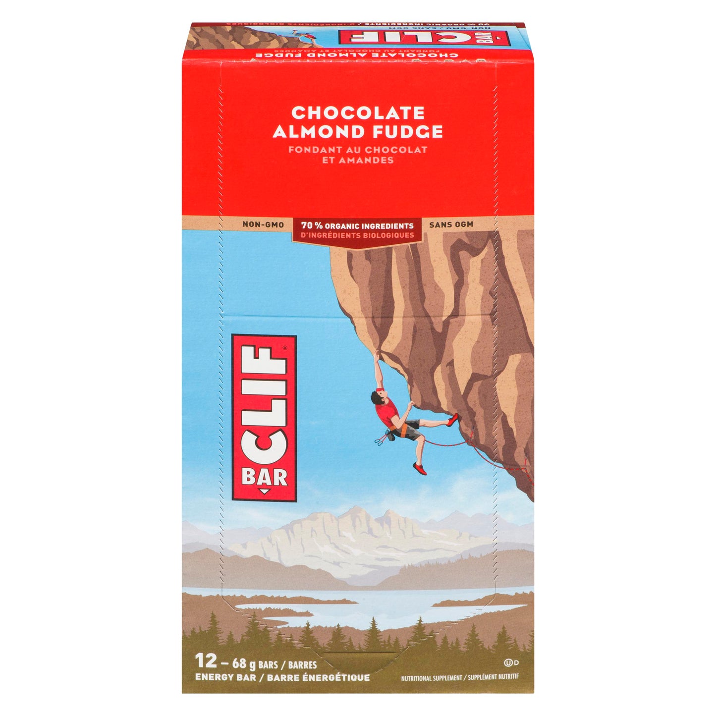 CLIF BAR - Chocolate Almond Fudge (12 X 68 Gr)