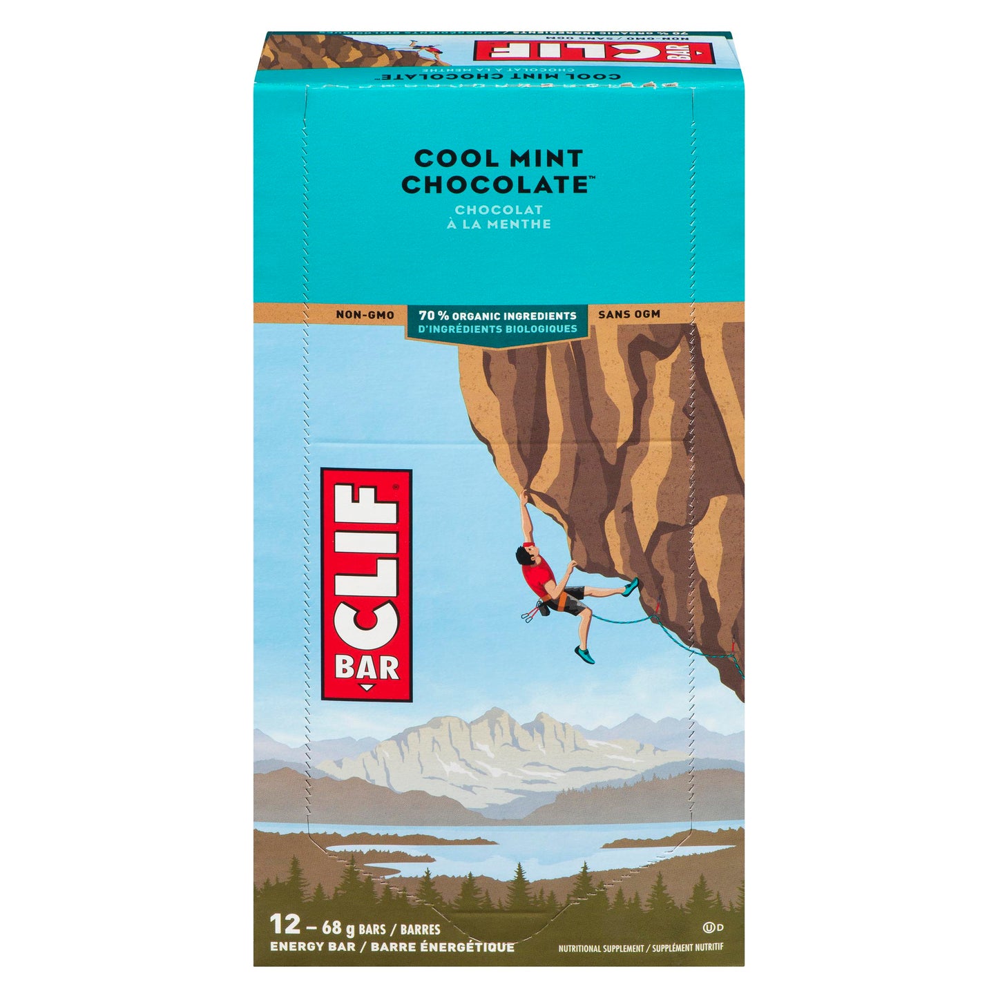 CLIF BAR - Cool Mint Chocolate Energy (12 X 68 Gr)