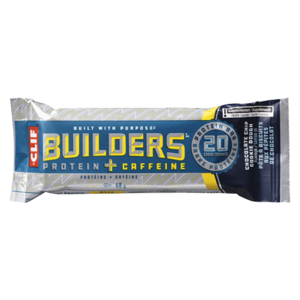CLIF BAR - Builder Protein Chocolate Chip Cookie Dough (12 X 68 Gr)