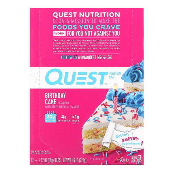 QUEST - Birthday Cake (12 X 60 gr)