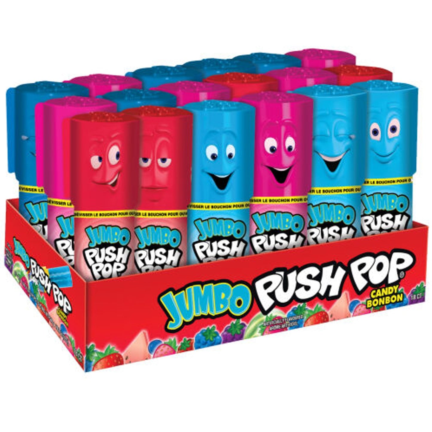 BAZOOKA - PUSH POP Jumbo “Spring” (31 gr - 18 ct)