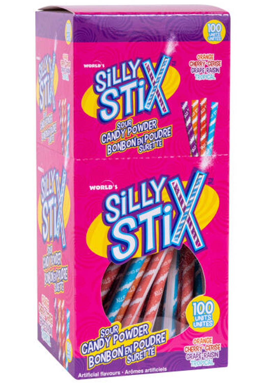 SILLY STIX - Straws (100 Ct - 186G)