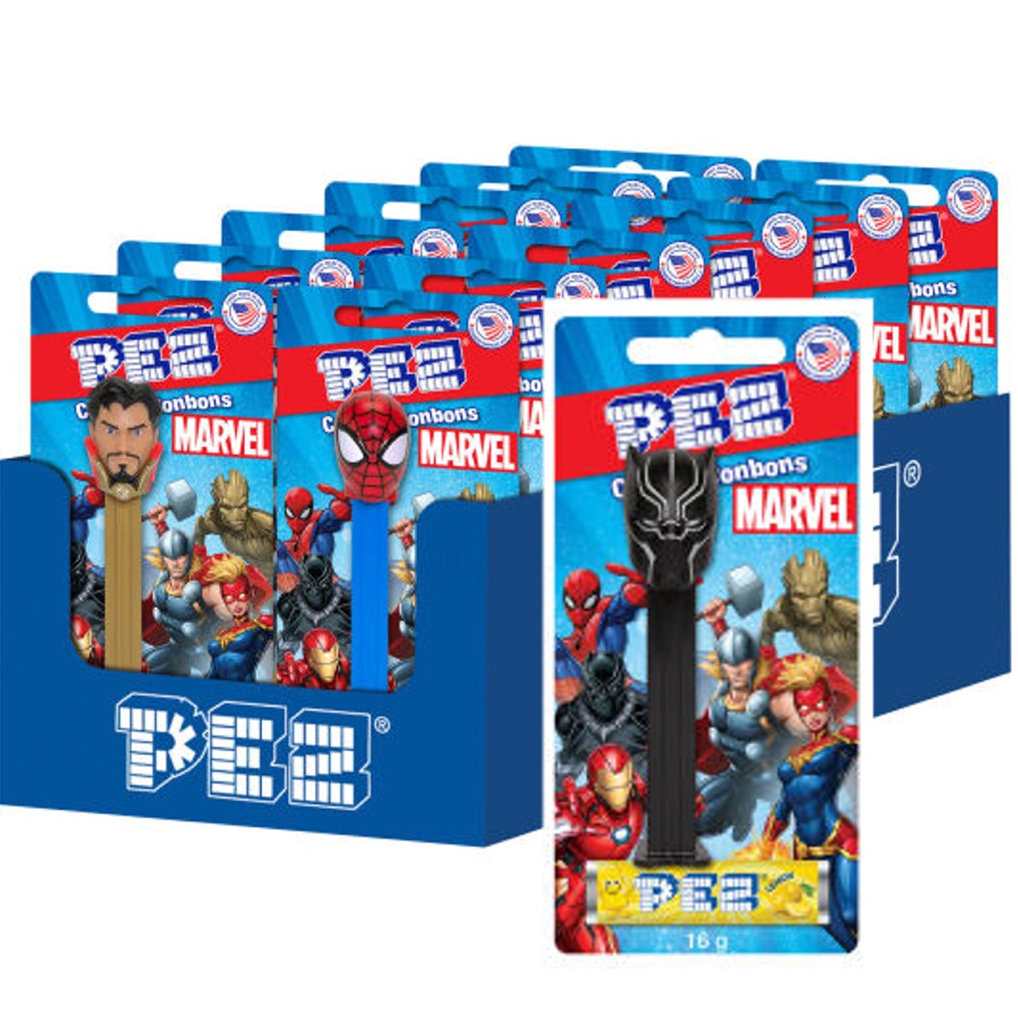 PEZ - Marvel Assortment (6 Pk - 12 ct)