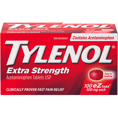 TYLENOL - X-Strength Ez Tabs (500 Mg - 100 ct)