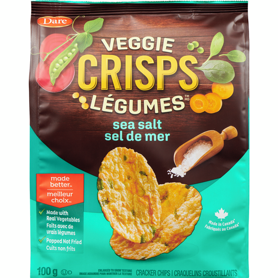DARE - Veggie Crisps Sea Salt (100 gr)