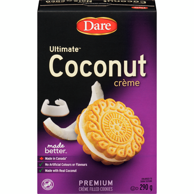 DARE - Ultimate Coconut Crème Cookies (290 gr)