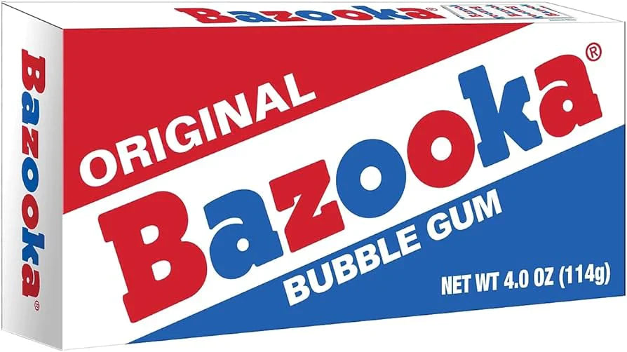 BAZOOKA - Bubblegum Theater Box 114g (Case of 12)