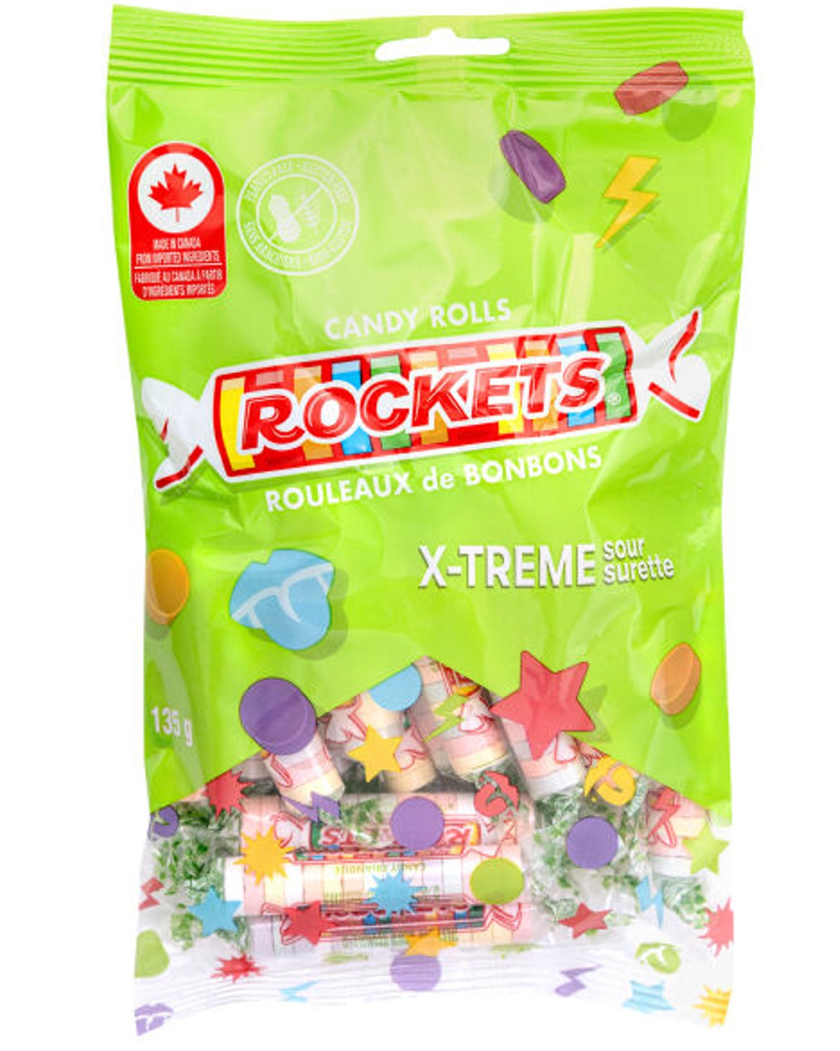 ROCKETS Sour Bag 135G
