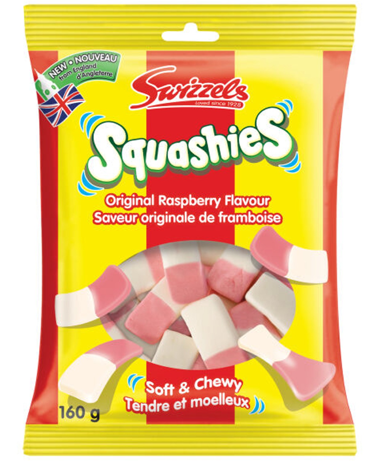 SQUASHIES - Original Raspberry (160 gr)
