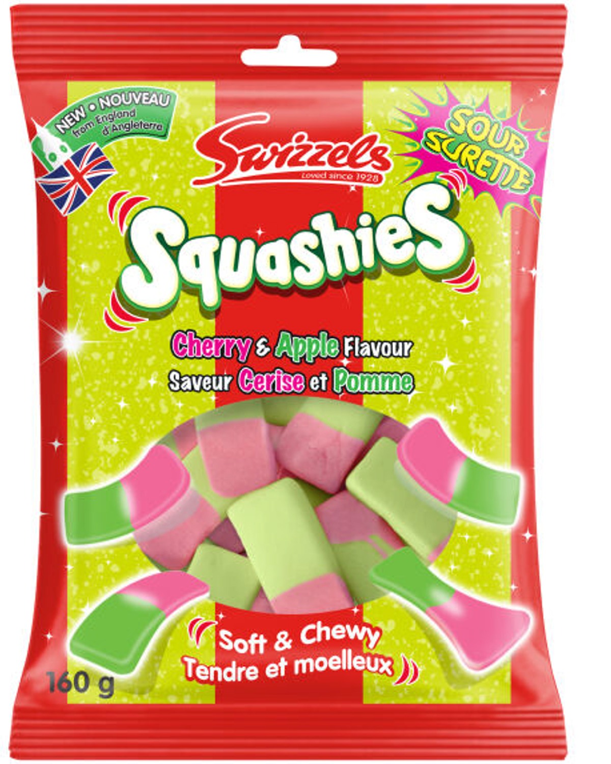 SQUASHIES - Sour Cherry/Apple (160 gr)