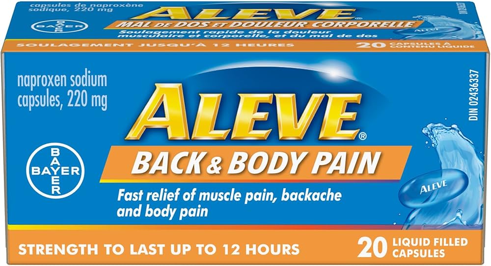 ALEVE - Back & Body Pain (220 mg - 20 Liquid Caps)