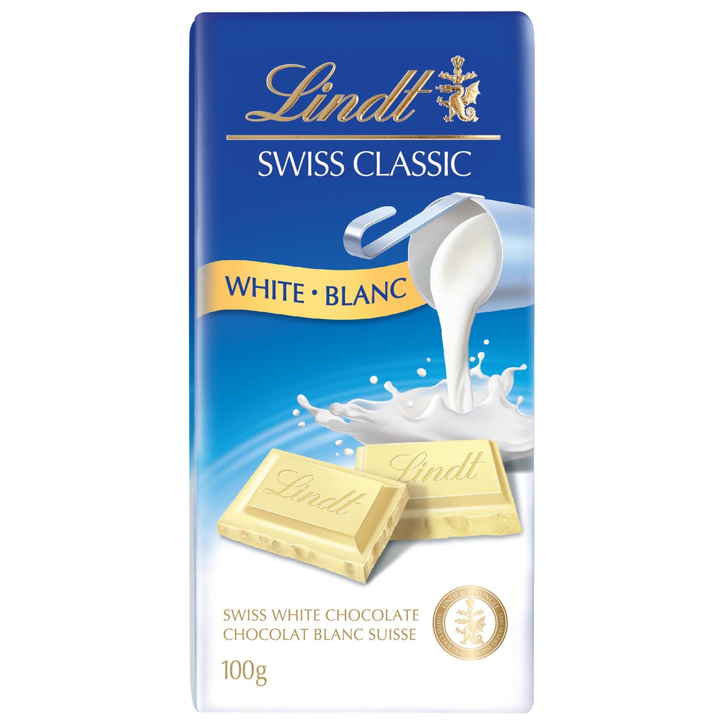 LINDT - Swiss Classic White Chocolate (12 x 100 gr)