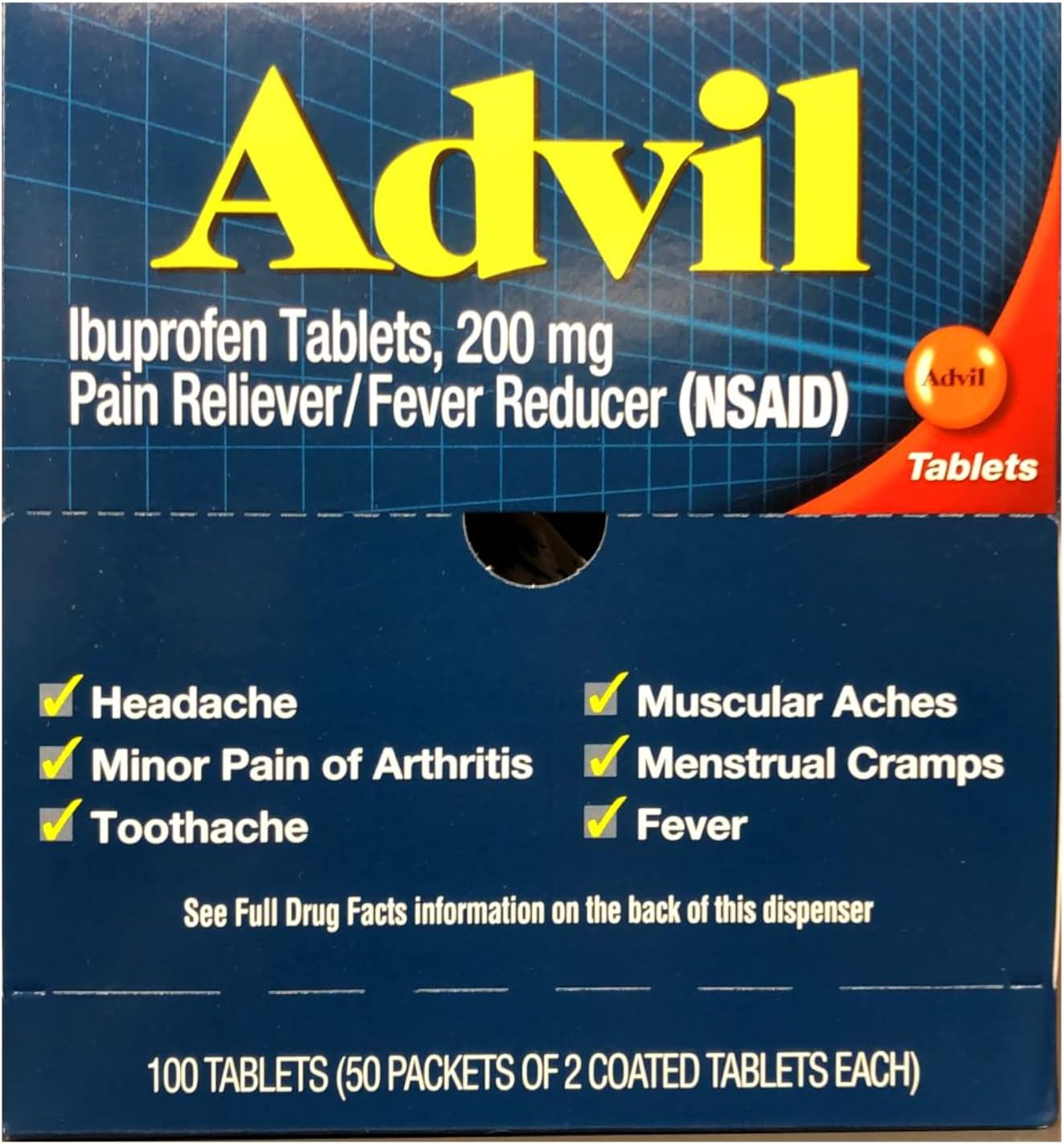 ADVIL - Liquid Gels - 50 x 2 CT