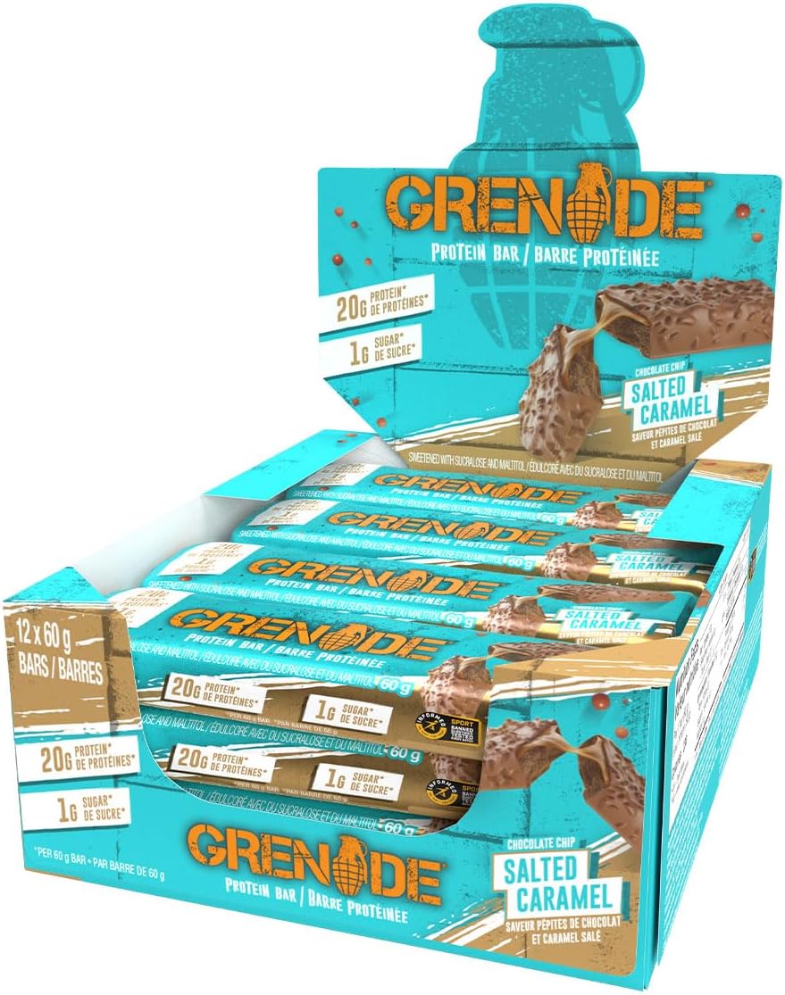 GRENADE - Protein Bar Salted Caramel 60g - 12ct