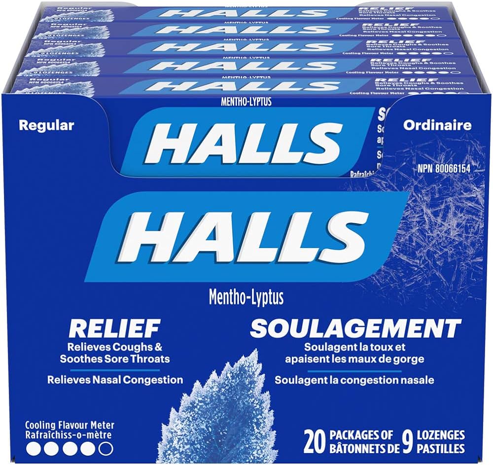 HALLS - Relief Regular Flavour - 20ct