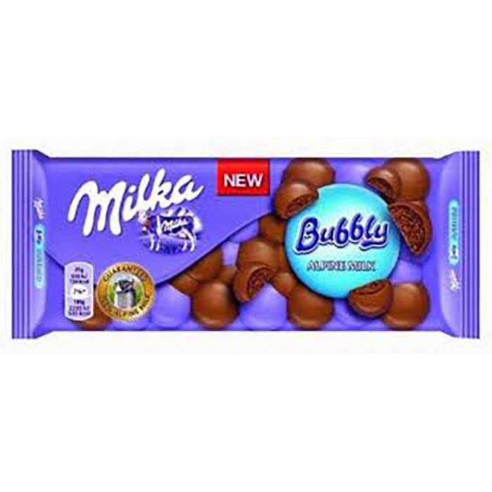 MILKA - Bubbly Alpine Milk Chocolate (90 gr)