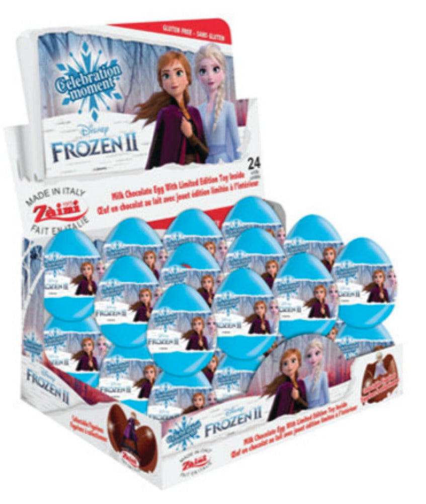 ZAINI - - Frozen Surprise Milk Choc Egg (24 x 20 gr)