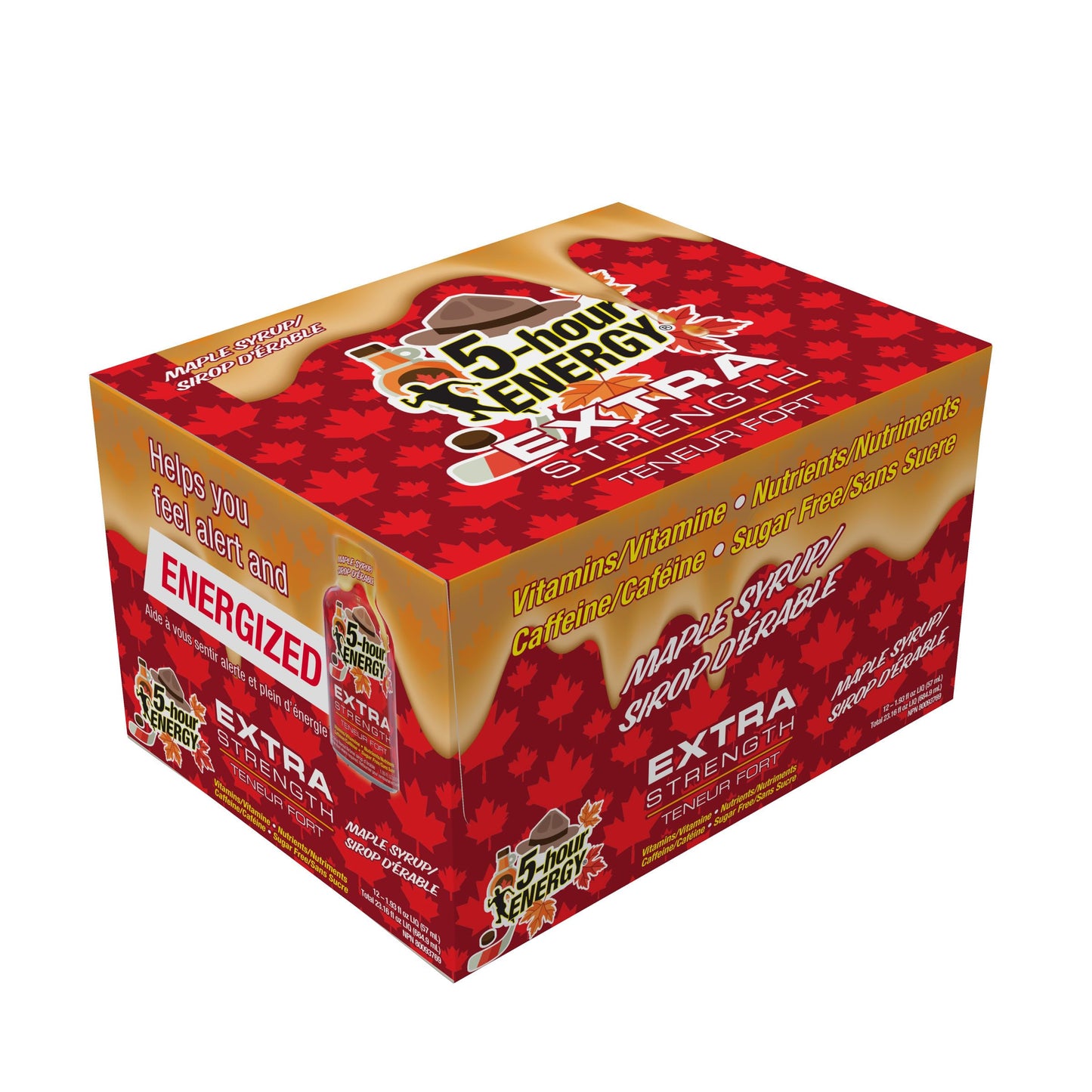 5 HOUR ENERGY - Extra Strength - Maple Syrup - 12 ct