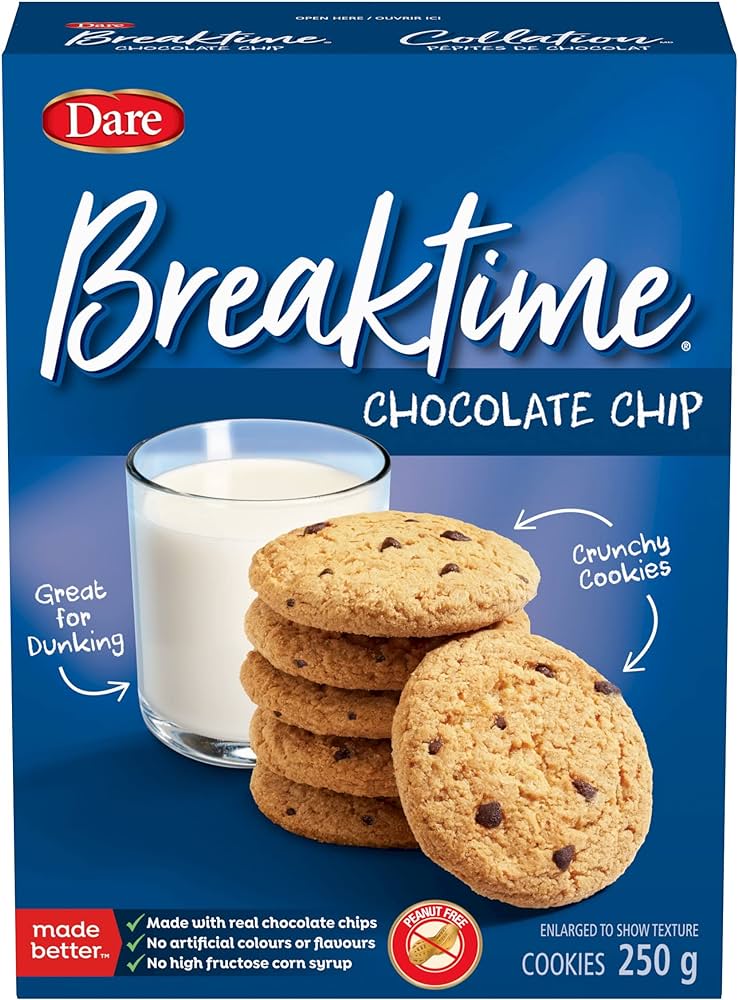 DARE - Breaktime Chocolate Chip Cookies (12 x 250g)