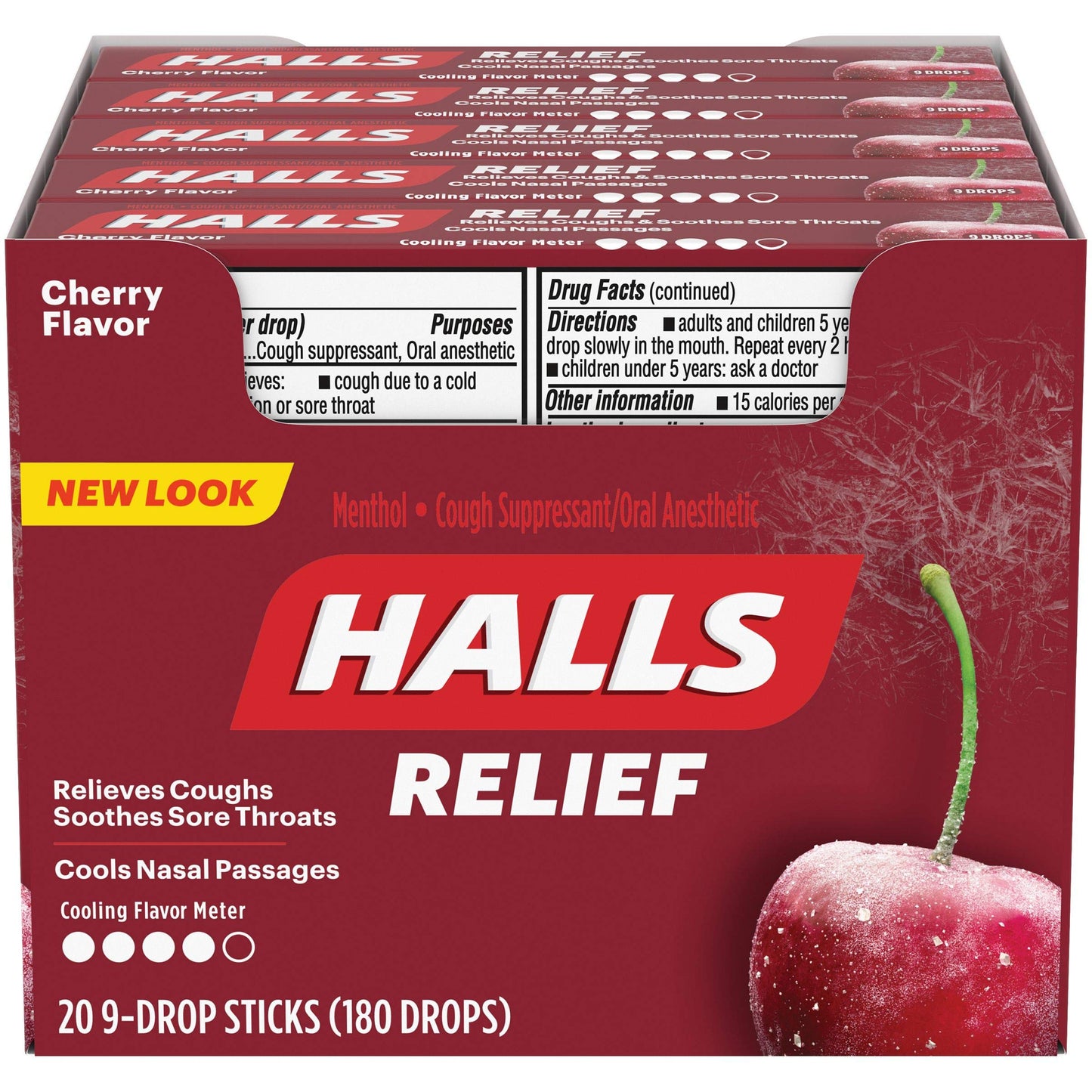 HALLS - Relief Cherry Flavour - 20ct
