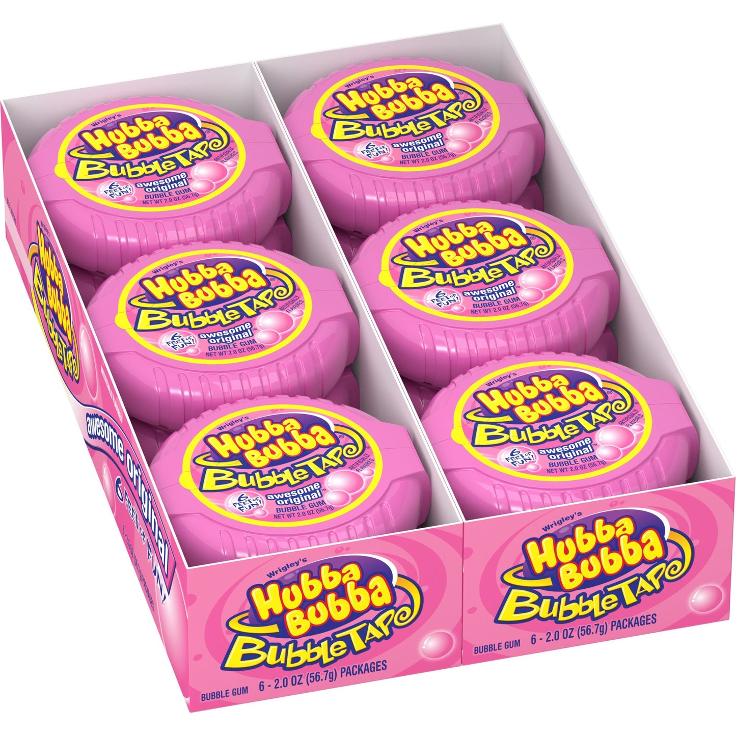 WRIGLEY'S - Hubba Bubba Bubble Tape Awesome Original (12 ct)
