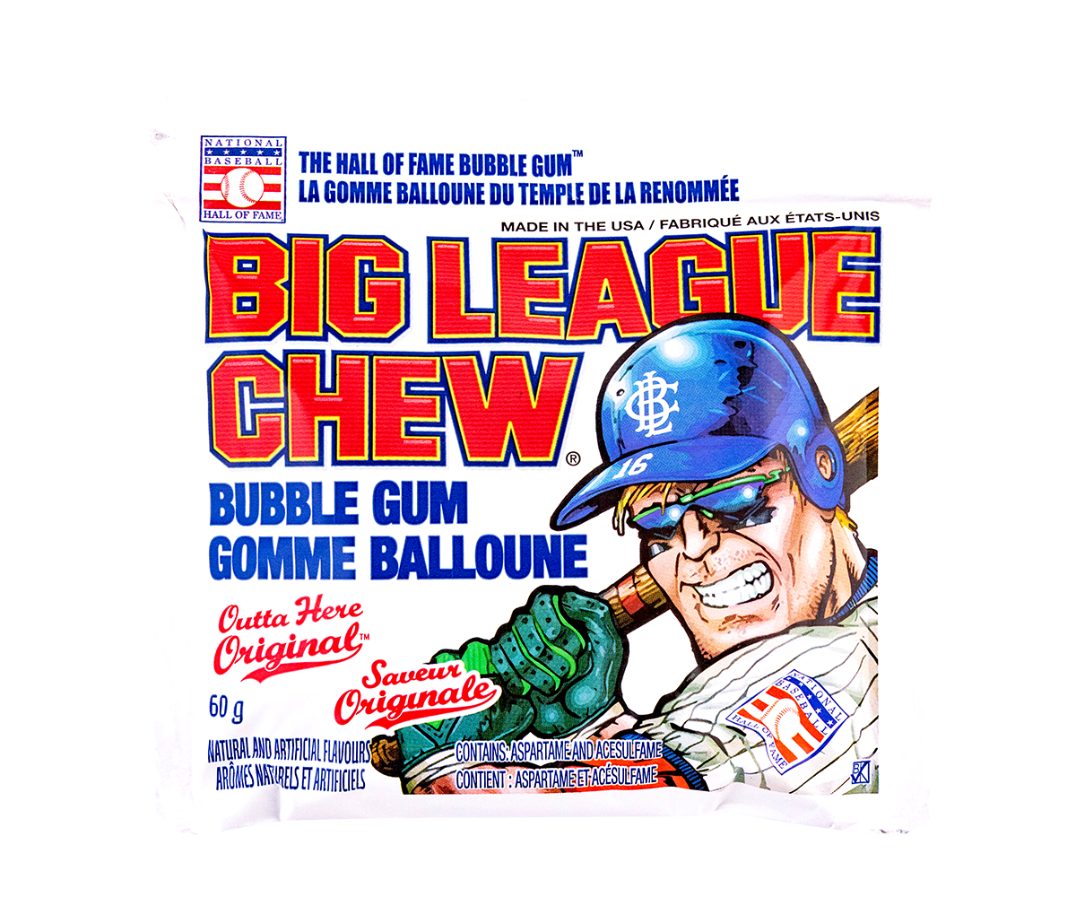BIG LEAGUE - Chew Bubble Gum Outta Here Original (Case of 12)