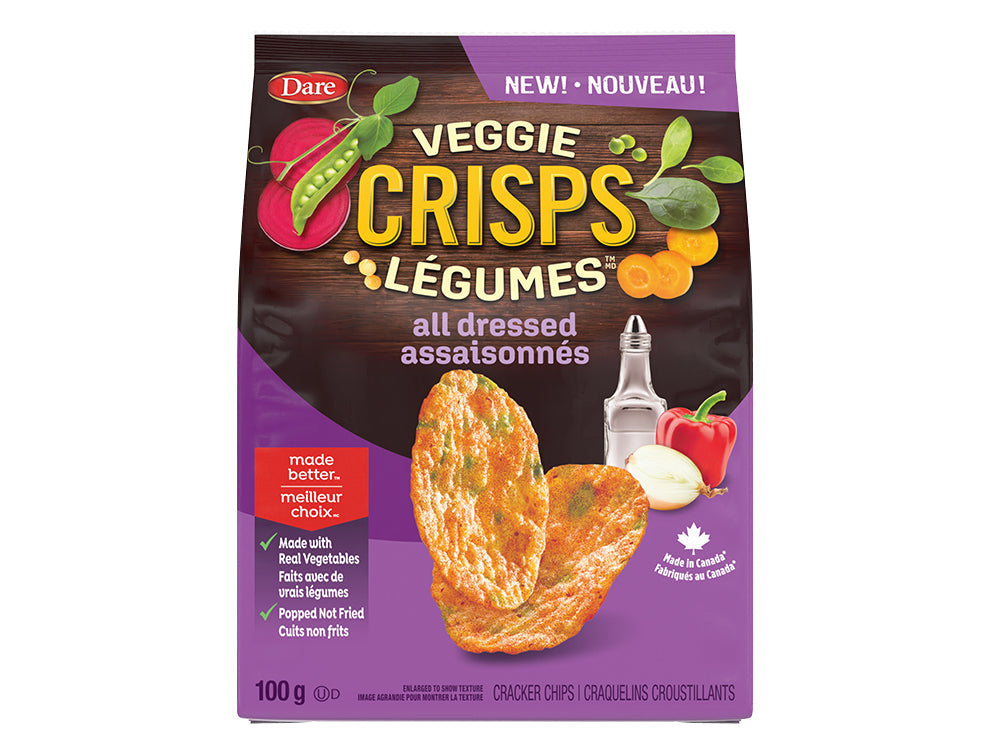 DARE - Veggie Crisps All Dressed (100 gr)