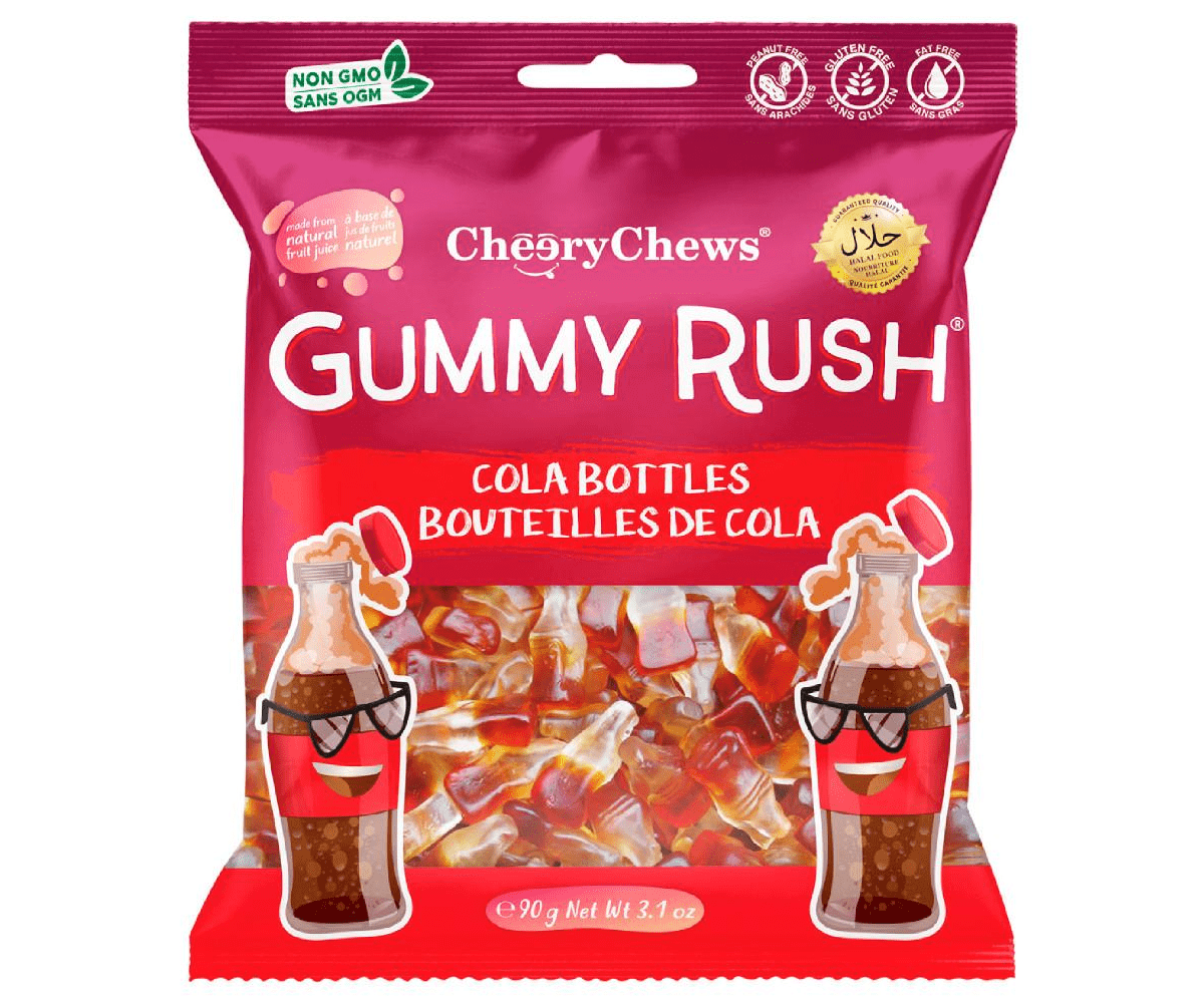 GUMMY RUSH - Cola Bottles (Case of 12)